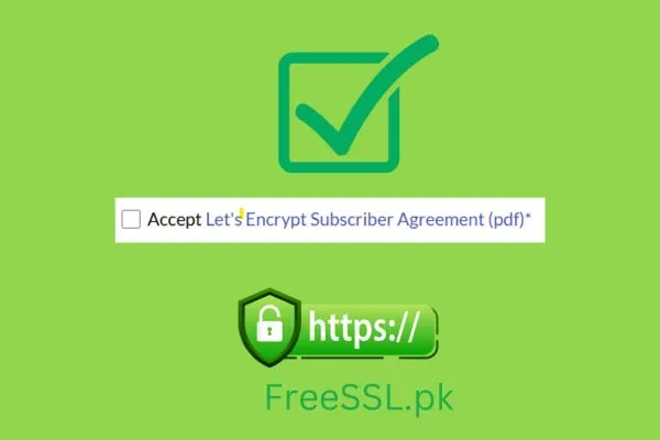 Accept Let's Encrypt Agreement and Generate Free SSL