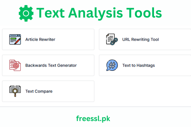 Text Analysis Tools